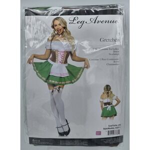 Leg Ave Women's Gretchen Costume, Brown/Green, Size‎ Large